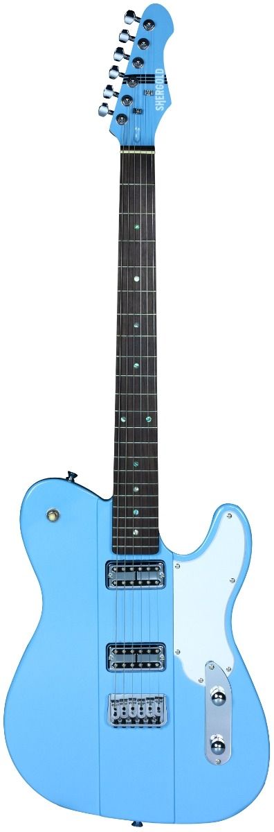 Shergold: Electric Guitar - Telstar Standard Pastel Blue