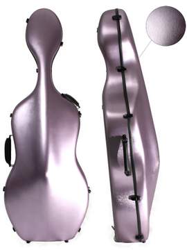 Young PC Cello Case 4/4 Brushed Lilac With Wheels