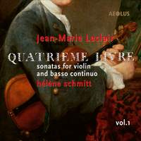 JeanMarie Leclair Sonatas for Violin & Basso Continuo Aeolus