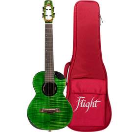 Comet Tenor All Solid Electro Ukulele - Green
