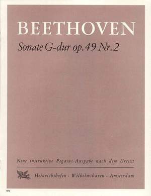 Beethoven, L v: Sonate G-Dur op. 49 Nr. 2
