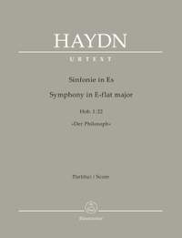 Haydn, J: Symphony No.22 in E-flat major (The Philosopher) (Hob.I:22) (Full Score)