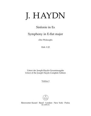 Haydn, Franz Joseph: Symphony No.22 in E-flat major (The Philosopher) (Hob.I:22) (Violin I)
