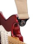 D'Addario Comfort Leather Auto Lock Guitar Strap, Tan Product Image