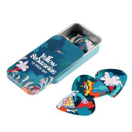 D'Addario Beatles Yellow Submarine 55th Anniversary Guitar Picks, Under the Sea, Medium Gauge (.70mm), 15-Pack Tin