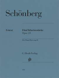 Schönberg: Five Piano Pieces, op. 23