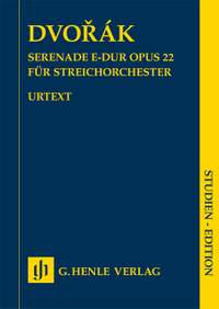 Dvořák: Serenade in E major, op. 22