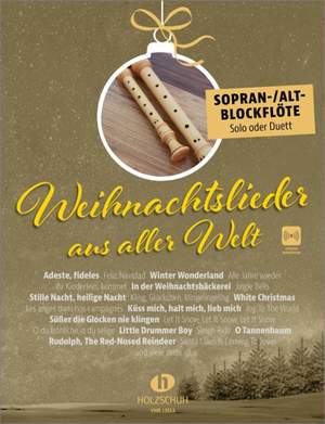 Uwe Sieblitz: Weihnachtslieder aus aller Welt - Sopran/Altbl.fl.