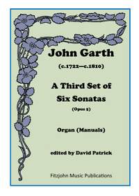 A Third Set of Six Sonatas (Op. 5) (Manuals)