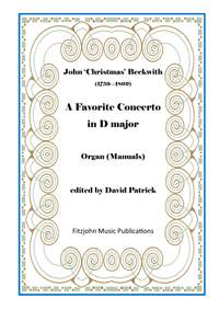 A Favourite Concerto in D major (Manuals)