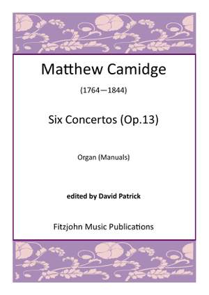 Six Concertos (Op.13) (Manuals)