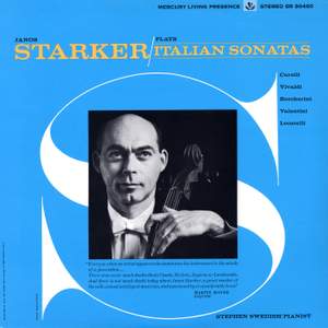Starker Plays Italian Sonatas (The Mercury Masters, Vol. 8)