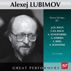 Alexej Lubimov Plays Piano Works by: J.Ch. Bach / C.P.E.Bach / Schoenberg / Webern / Berg and Schnittke