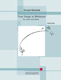 Mamlok, U: Four Songs in Miniature