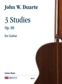 Duarte, J W: 3 Studies op. 88 op. 88