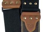TGI Guitar Strap Woven Premium - Black Product Image