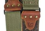 TGI Guitar Strap Woven Premium - Green Product Image