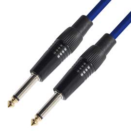 Kinsman standard instrument cable jack to jack - 20ft - blue