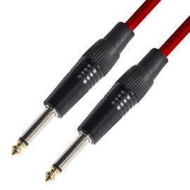 Kinsman standard instrument cable jack to jack - 20ft - red