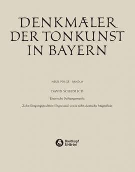 David Schedlich: Denkmäler der Tonkunst in Bayern
