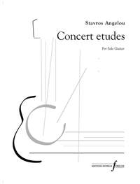 Stavros Angelou: Concert Etudes for guitar