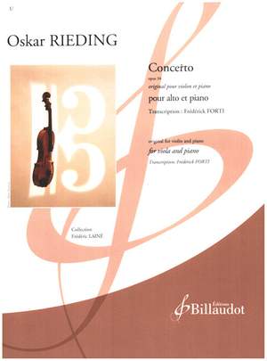 Oskar Rieding: Concerto Op. 34