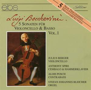 Luigi Boccherini - 5 Sonatas for Violoncello & Basso Vol. 1