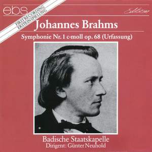 Johannes Brahms: First Symphony (Live Recording)