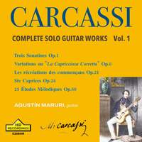 CARCASSI, COMPLETE SOLO GUITAR WORKS, Vol. 1, AGUSTÍN MARURI
