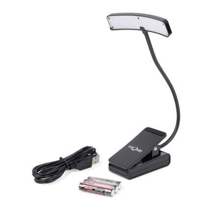 FZone clip on 6 LED compact music stand light
