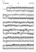 J.S. Bach: The Well-Tempered Clavier, a new performing edition by Vladimir Feltsman - Book 2 No. 6 in D minor BWV875 Product Image