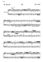 J.S. Bach: The Well-Tempered Clavier, a new performing edition by Vladimir Feltsman - Book 2 No. 24 in B minor BWV893 Product Image