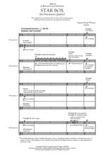 Augusta Read Thomas: Star Box for Percussion Quartet - Study Score Product Image