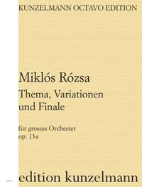 Rózsa, Miklós: Thema, Variationen und Finale op. 13a