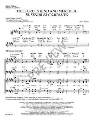 Carlos Zapién: The Lord Is Kind and Merciful