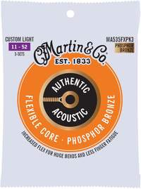 Martin - Flexible Core - Phosphor Bronze (3 Set Pack)