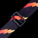 Levy's Rainbolt Polyester with Suede Ends - Black-Red Product Image