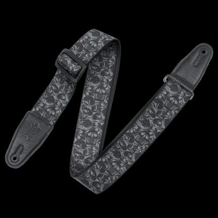 Levy's Skull Polyester - Black & Grey Skulls