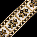 Levy's Hootenanny Jacquard Weave - Gold and White Product Image