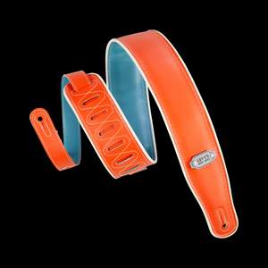 Levy's Reversible Vinyl White Piping 2 3/4" - Orange Teal