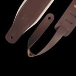 Levy's Amped Top Grain Leather Padded 3" - Dark Brown on Cream Product Image