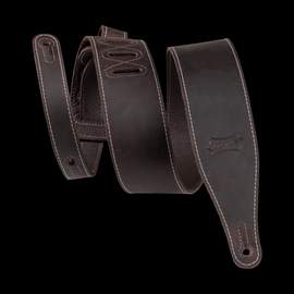 Levy's Like Butter Leather 2 1/2" - Distressed Dark Brown