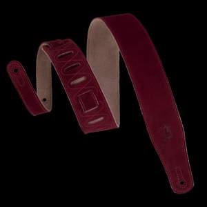 Levy's Simply Suede Leather with Suede Backing 2 1/2" - Burgundy