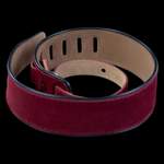 Levy's Signature Suede Leather with Suede Backing and Piping 2 1/2" - Burgundy Product Image