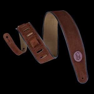 Levy's Signature Suede Leather with Suede Backing and Piping 2 1/2" - Brown