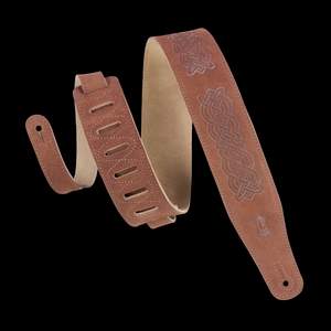 Levy's Celitc Embossed Suede Leather 2 1/2" - Brown