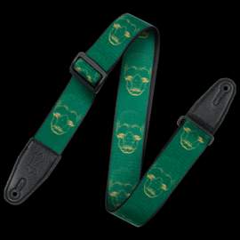 Levy's Skull Polyester - Green Mustard Skull