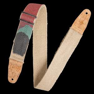 Levy's Vegan Hemp Webbing with Cork Ends - Sunset