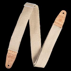 Levy's Vegan Hemp Webbing with Cork Ends - Natural