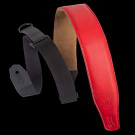 Levy's Right Height Garment Leather with Suede Backing Padded 2 1/2" - Red